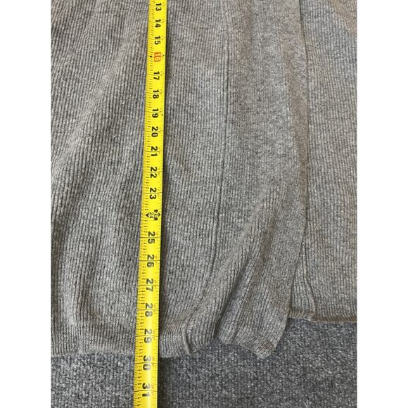 Scandi Minimalist Angora Cashmere Blend Duster Cardigan XL Quiet Luxury Preppy - Picture 11 of 13